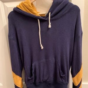 Free People distressed hoodie
